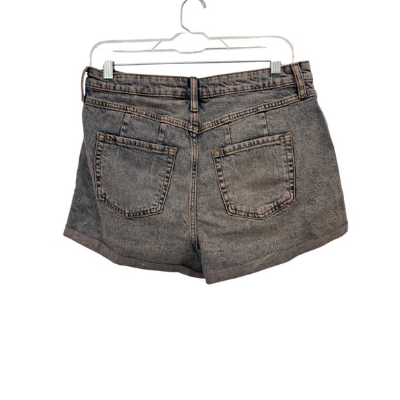 Wild Fable Size 10 Denim High-Rise Rolled Cuff Jean Shorts Fair Trade Certified - Picture 5 of 6